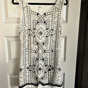Free People Ivory Beaded Dress
